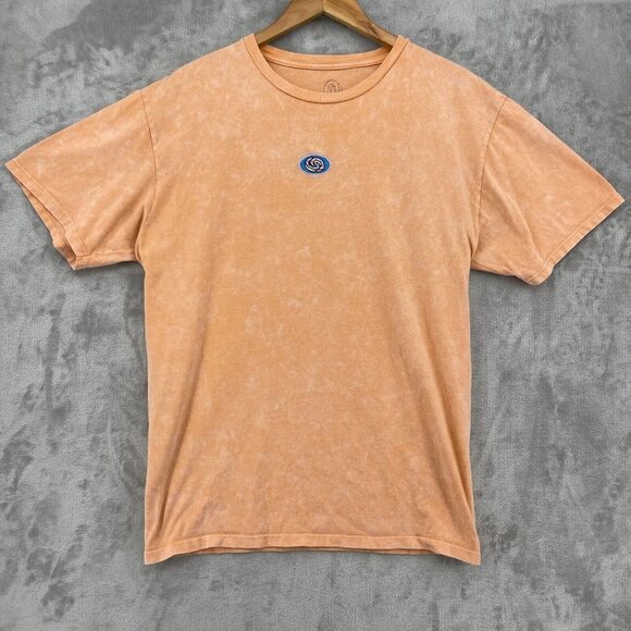 Odd Future Unisex L Orange Donut Logo Embroidered T Shirt Tee - Picture 1 of 9